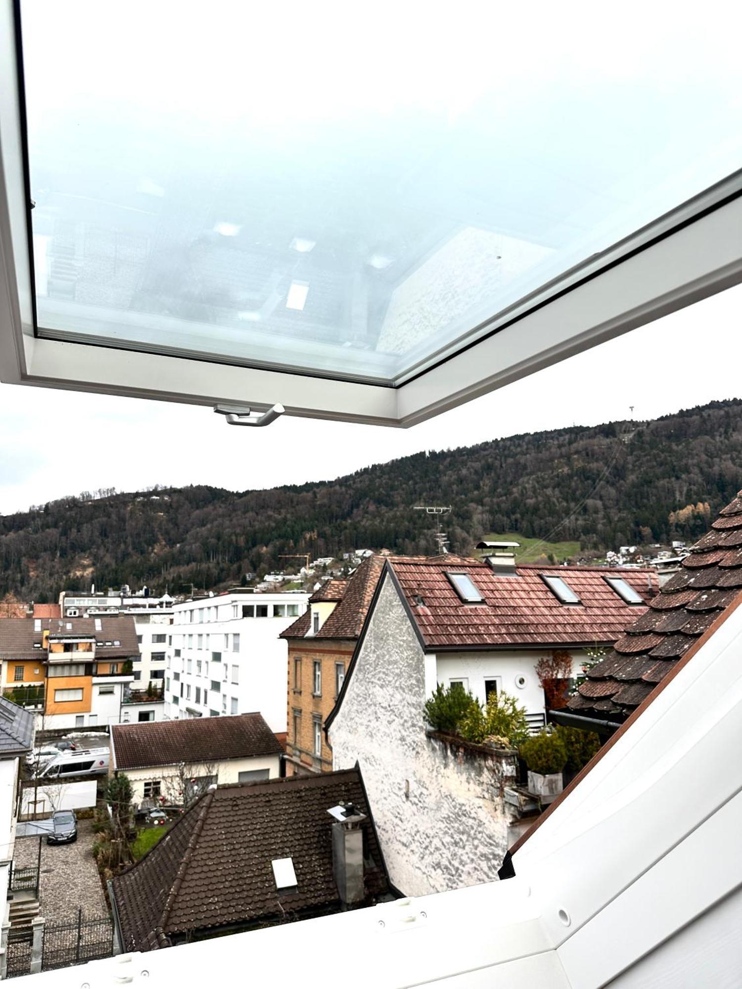 Zentrale Wohnung Mit Dachterasse Bregenzi járás Kültér fotó